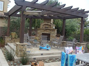 Outdoor Living Area, Carmel Valley, CA